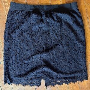 George Lace Overlay Skirt